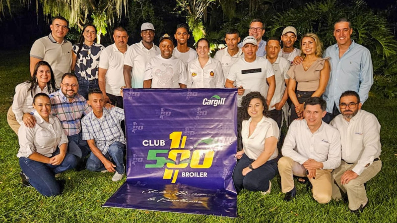 Aviagen Colombia celebra a Cargill por su excepcional desempeño en producción avícola que supera los 500 EPEF